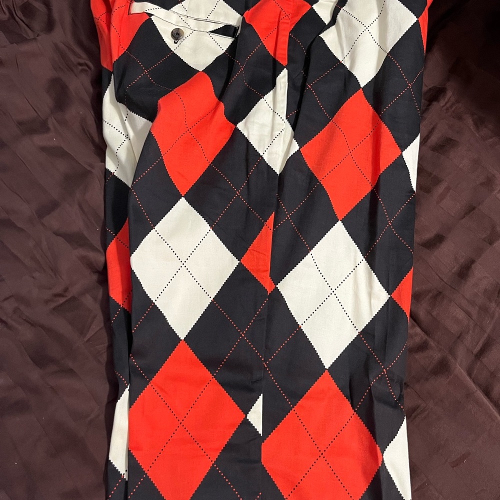 Mens Argyle Pants